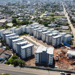 Residencial contará com 112 apartamentos pelo ‘Minha Casa, Minha Vida’
(Foto: Renan Zarth/Terra FM)
