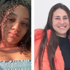 Gabriely e Marcela participaram da seleção em Porto Alegre