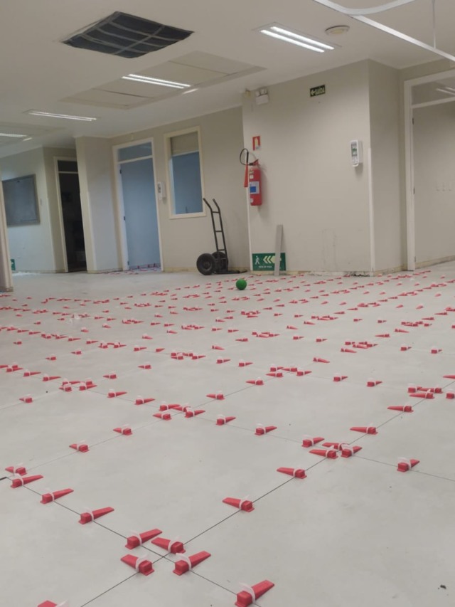 Reformas da UTI Adulto incluíram troca do piso (Foto: Divulgação/Entalp)