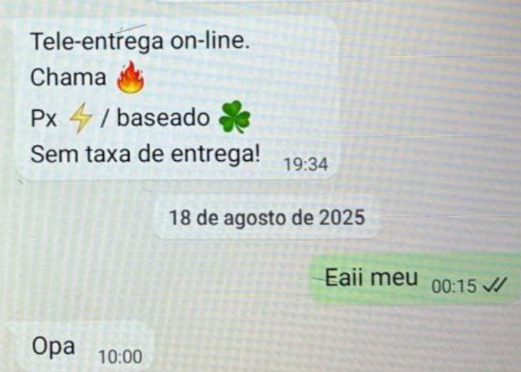 Polícia apreende drogas e prende suspeito de fazer tele-entregas Polícia apreende drogas e prende suspeito de fazer tele-entregas