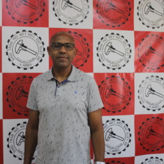 Adolfo Celoni da Rosa se encaminha para o terceiro mandato na presidência do sindicato
(Foto: Leonardo Pereira/Folha do Mate)