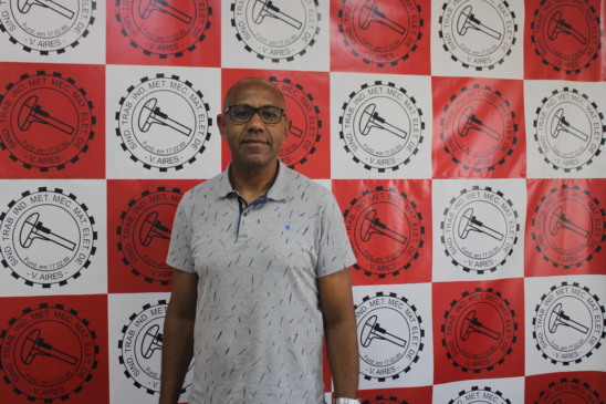 Adolfo Celoni da Rosa se encaminha para o terceiro mandato na presidência do sindicato
(Foto: Leonardo Pereira/Folha do Mate)