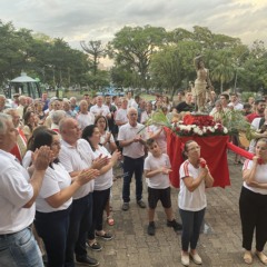 Anualmente, festa re&uacute;ne grande n&uacute;mero de fi&eacute;is (Foto: Luana Schweikart/Arquivo FM)