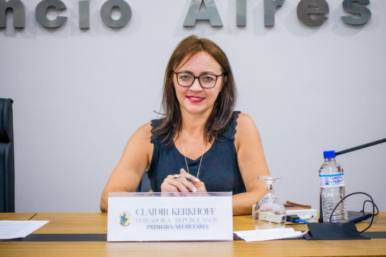 Vereadora foi presidente da Câmara em 2024 (Foto: Willian Oliveira/Divulgação)