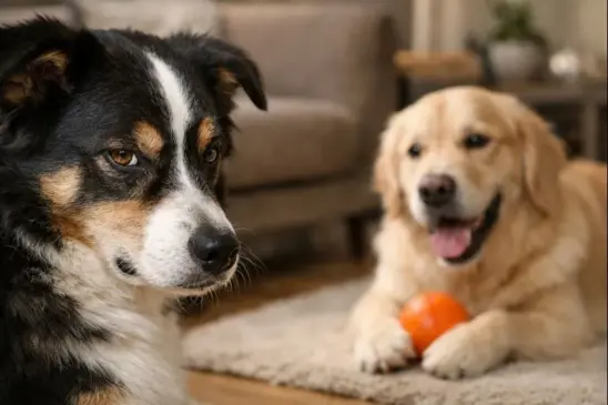 Cachorros podem sentir inveja de outros pets dentro da casa