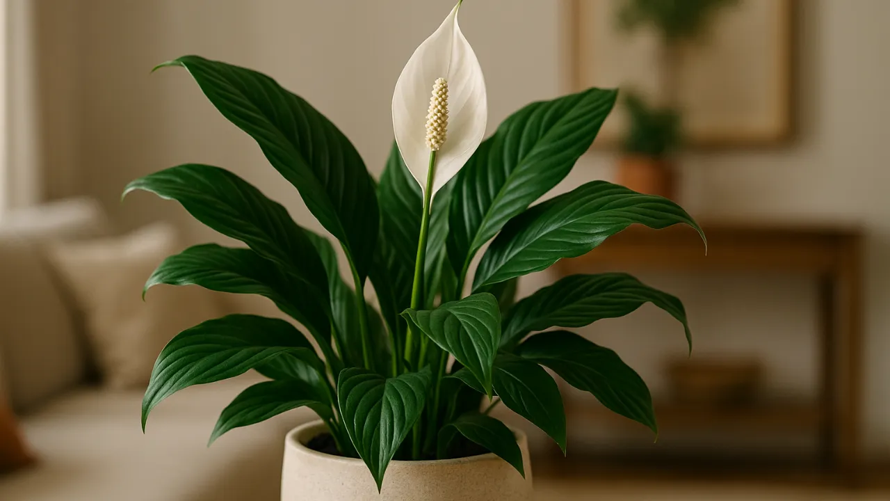 Como regar seu lírio da paz do jeito certo para ter folhas de verde intenso