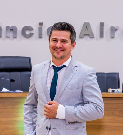 Diego Wolschick, do PP, integra a chapa como presidente (Foto: Willian de Oliveira/Divulgação)