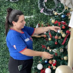 Sandra Berghahn menciona que decora&ccedil;&atilde;o das vitrines &eacute; forte potencial para chamar clientes (Foto: J&uacute;nior Posselt/Folha do Mate)