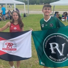 Mayane e Mathias se classificaram nas provas de atletismo