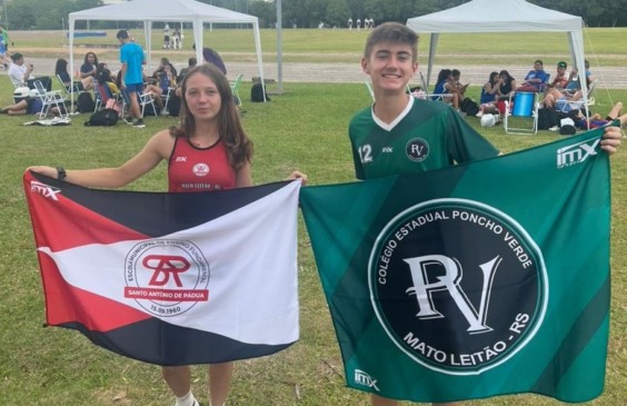 Mayane e Mathias se classificaram nas provas de atletismo