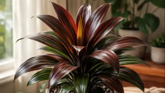 Neste local, sua dracena chocolate muda o tom da cor das folhas