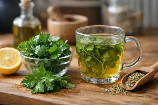O uso inesperado da salsa para aliviar retenção de líquidos