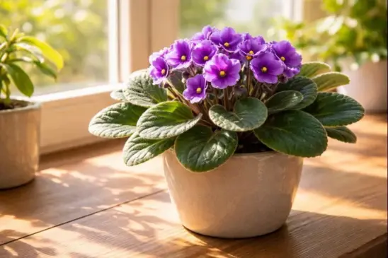 Planta do dia: violeta africana — por que molhar as folhas reduz a floração e como saber a quantidade certa que de água que ela precisa violeta africana