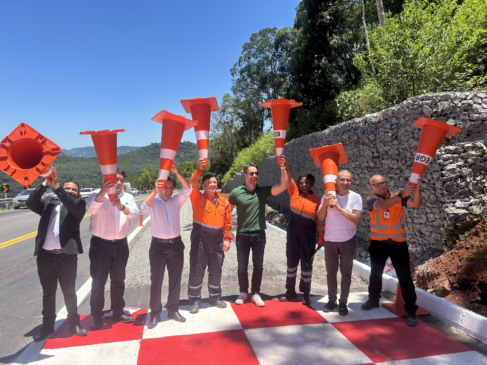 Obra inaugurada ontem, está situada entre Muçum e Vespasiano Corrêa