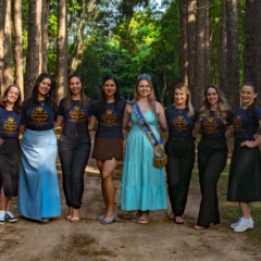 Sete candidatas concorrem ao título de soberana da Sede dos Motoristas (Foto: Guilherme Fotógrafo/Divulgação)