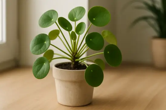Use a luz ideal para a pilea oferecer folhas redondas, firmes e crescimento equilibrado