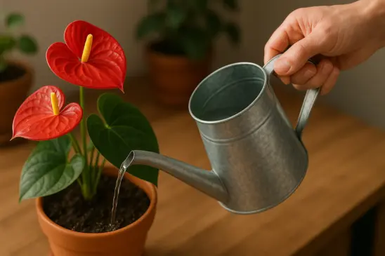 Veja como regar o antúrio do jeito que ele gosta para ativar novas flores por semanas a fio