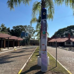Totem de monitoramento já é testado no Parque do Chimarrão e pode ser estendido a novos espaços públicos (Fonte: AI Prefeitura)