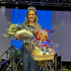 Linéia foi coroada na noite desse sábado, 6 (Foto: Divulgação/Sede dos Motoristas)