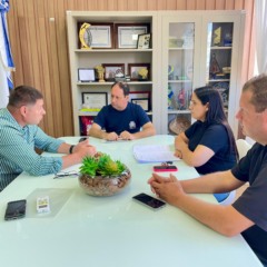 Encontro ocorreu no Gabinete do Prefeito (Foto: AI Prefeitura)