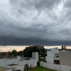 Semana ser&aacute; chuvosa em Ven&acirc;ncio Aires (Foto: J&uacute;lia Brandenburg/Arquivo FM)