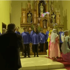 Encenação do presépio vivo será realizada ao som de canções entoadas pelos corais (Foto: Divulgação)