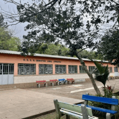 Educandário fica em Vila Deodoro (Foto: Júnior Posselt/Folha do Mate)