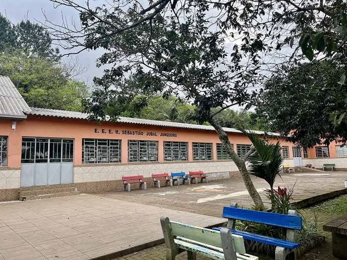 Educandário fica em Vila Deodoro (Foto: Júnior Posselt/Folha do Mate) Educandário fica em Vila Deodoro (Foto: Júnior Posselt/Folha do Mate)