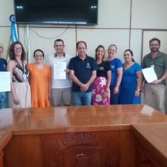 Assinatura ocorreu na manhã desta terça-feira, no prédio do Executivo (Foto: AI Prefeitura)