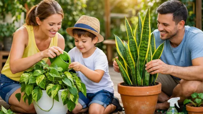 5 plantas fáceis de cuidar que crescem tanto nas férias