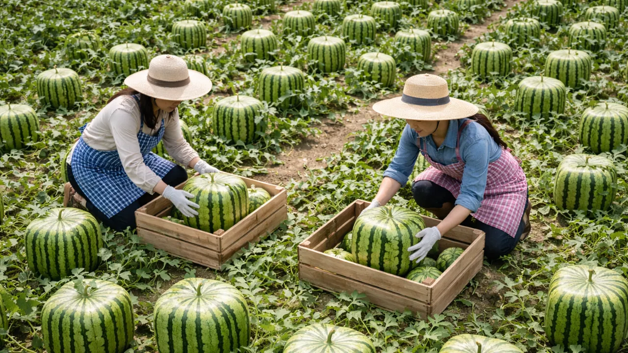 5 segredos por tr&aacute;s da melancia quadrada japonese de R$ 1.000