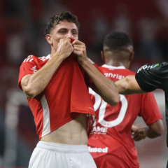 Diego Coser, de 20 anos, marcou o gol da vit&oacute;ria (Foto: Ricardo Duarte/Inter)