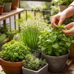 7 ervas arom&aacute;ticas f&aacute;ceis de cultivar na sacada