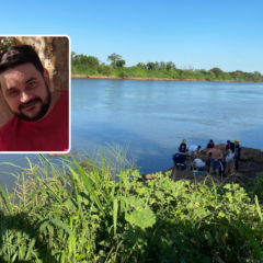 &Eacute;lder faleceu enquanto se banhava no rio Taquari na tarde desta ter&ccedil;a-feira, 27 (Foto: Juliana Bencke/ Folha do Mate)
