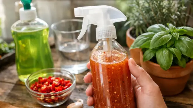 Inseticida caseiro baratinho usa pimenta e detergente e salva plantas e ervas