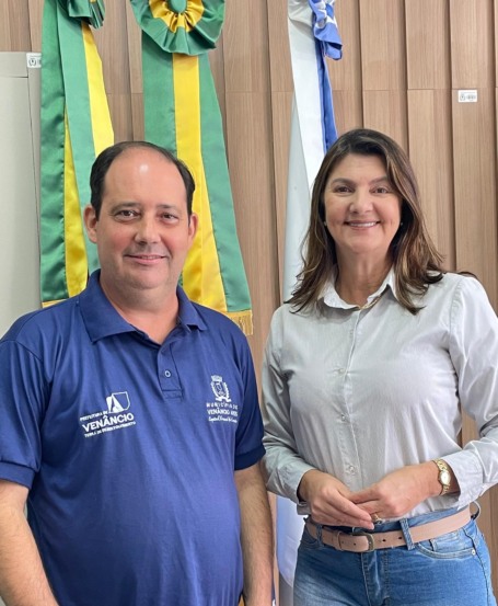 Jarbas e Izaura: prefeito e vice estão muito otimistas em relação a tudo que tem para acontecer no ano de 2026 (Foto: Daiana Nervo/Prefeitura)