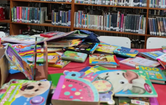 Biblioteca teve 240 novos leitores cadastrados até novembro do ano passado (Foto: Júlia Brandenburg/Arquivo FM)