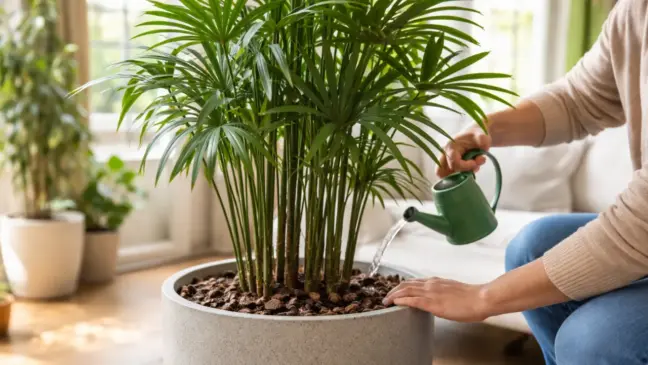 Palmeira ráfis por que usar vasos acima de 30 litros muda o ritmo da planta