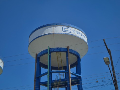 Corsan é a responsável pelo abastecimento de água em Venâncio (Foto: Leonardo Pereira/Folha do Mate)