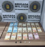 Homem portava mais de R$ 900 (Foto: BM/Divulga&ccedil;&atilde;o)