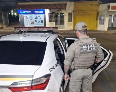 Prisão ocorreu após patrulhamento das equipes de segurança (Foto: Brigada Militar) 