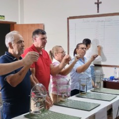 a&ccedil;&atilde;o entre amigos da festa do basti&atilde;o