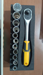 Ferramenta est&aacute; na Delegacia de Pol&iacute;cia (Foto: Pol&iacute;cia Civil/Divulga&ccedil;&atilde;o)