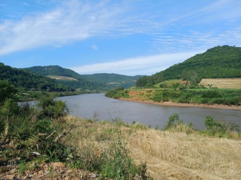 O rio Taquari é um dos cursos d’água que contam com sistema de monitoramento de cheias e de alerta, atendendo 11 municípios (Foto: Nicoli Saft/Defesa Civil)