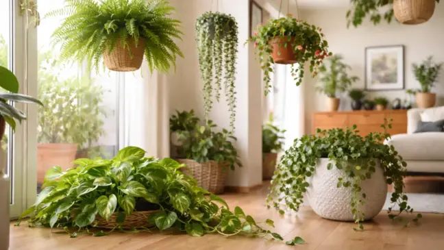 As plantas pendentes que aceitam ficar no chão e as que só prosperam em vasos suspensos