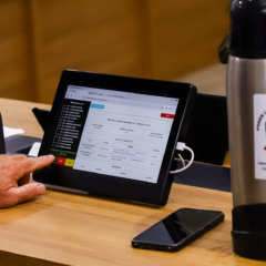 Pela primeira vez na hist&oacute;ria da C&acirc;mara de Vereadores de Ven&acirc;ncio Aires foi utilizada a vota&ccedil;&atilde;o eletr&ocirc;nica (Foto: Willian Oliveira/Divulga&ccedil;&atilde;o)