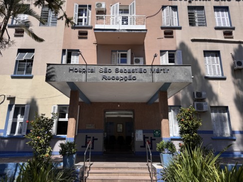 Recepção do HSSM na rua Tiradentes (Foto: Júnior Posselt/Folha do Mate)