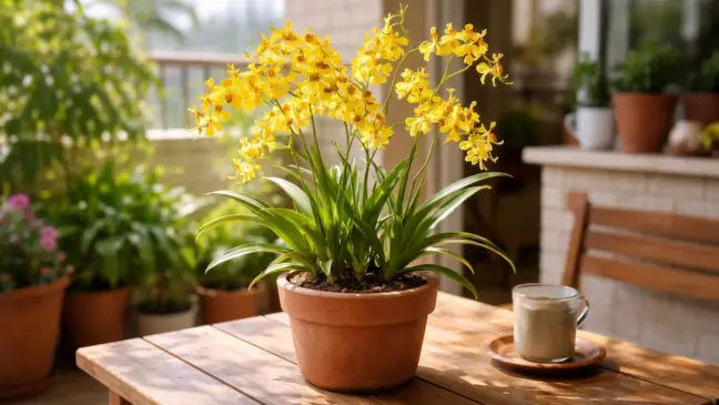 Orquídea-oncidium ignorar estas seis semanas decisivas compromete a floração do ano inteiro