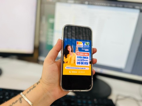 Quite pode ser feito por vias eletrônicas (Foto: AI Prefeitura)