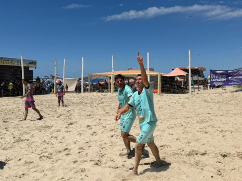 Times venâncio-airenses tiveram sucesso nas areias do Litoral Norte (Foto: Daniel Heck/Terra FM)